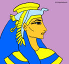 Dibujo Faraón pintado por amalia
