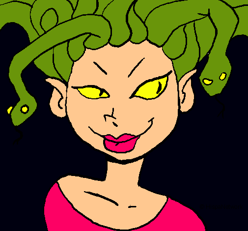 Mujer medusa