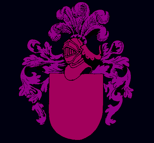 Escudo de armas y casco