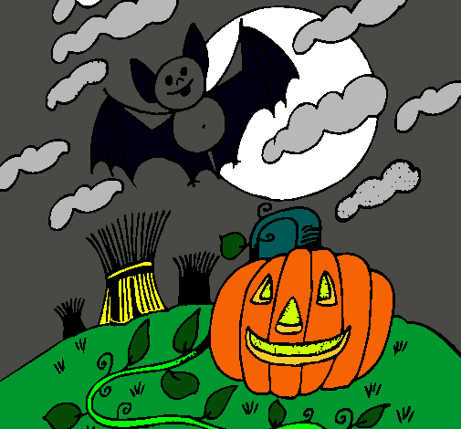 Paisaje de Halloween