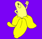 Dibujo Banana pintado por nerna