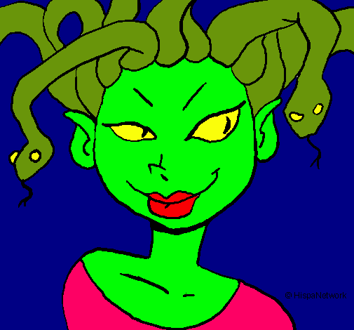 Mujer medusa