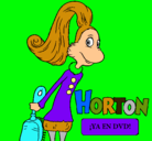 Dibujo Horton - Sally O'Maley pintado por peliculabonita