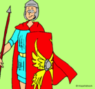 Dibujo Soldado romano II pintado por marc