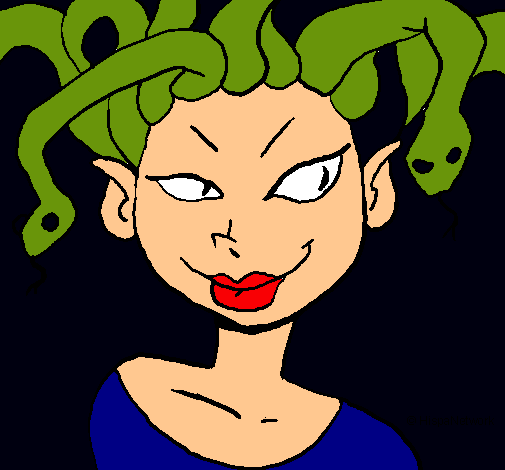 Mujer medusa