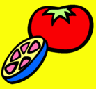 Dibujo Tomate pintado por ANYELITH