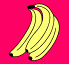 Dibujo Plátanos pintado por anomi