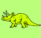 Dibujo Triceratops pintado por jadgy