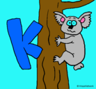Dibujo Koala pintado por PAULETTE