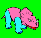 Dibujo Triceratops II pintado por BIANCA