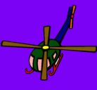 Dibujo Helicóptero V pintado por spiderman