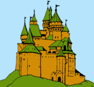 Dibujo Castillo medieval pintado por jorgeandres