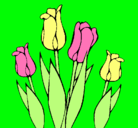 Dibujo Tulipanes pintado por ViRgOoOo