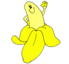 Dibujo Banana pintado por aida