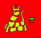 Dibujo Serpiente pintado por inesmaria