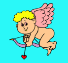 Dibujo Cupido pintado por andreiwis