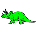 Dibujo Triceratops pintado por jodeph