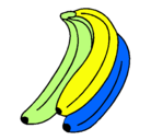 Dibujo Plátanos pintado por polikujyhtgrfedwsqazxccv