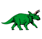 Dibujo Triceratops pintado por LUISJAVIER1901