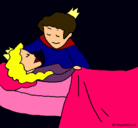 Dibujo La princesa durmiente y el príncipe pintado por zaimir