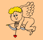 Dibujo Cupido pintado por MARGARITA