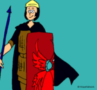 Dibujo Soldado romano II pintado por yare