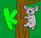 Dibujo Koala pintado por MANE