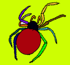 Dibujo Araña venenosa pintado por juanpacho
