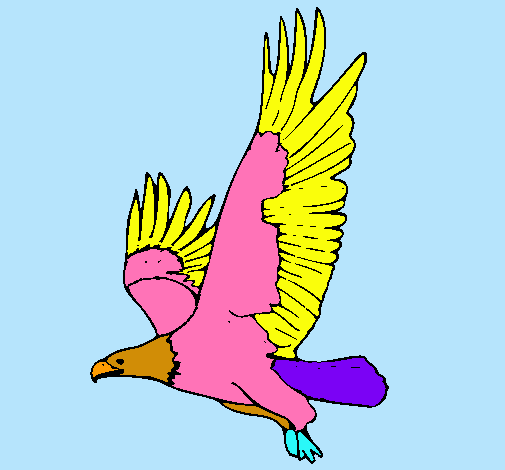 Águila volando