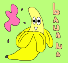 Dibujo Banana pintado por HERMANOS