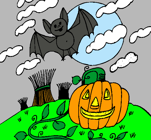 Paisaje de Halloween