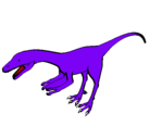 Dibujo Velociraptor II pintado por jostin