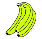 Dibujo Plátanos pintado por dafne