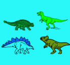 Dibujo Dinosaurios de tierra pintado por braiansamuel