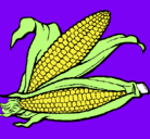 Dibujo Mazorca de maíz pintado por martaymichi