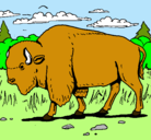 Dibujo Búfalo  pintado por bingoleto