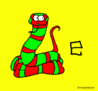 Dibujo Serpiente pintado por poke-emilio