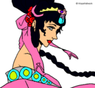 Dibujo Princesa china pintado por Luizana