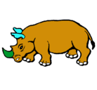 Dibujo Rinoceronte pintado por ARIELCARRILLO