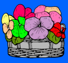 Dibujo Cesta de flores 12 pintado por yennifer