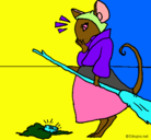 Dibujo La ratita presumida 2 pintado por tomas