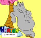 Dibujo Horton pintado por tiago