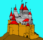 Dibujo Castillo medieval pintado por albajose
