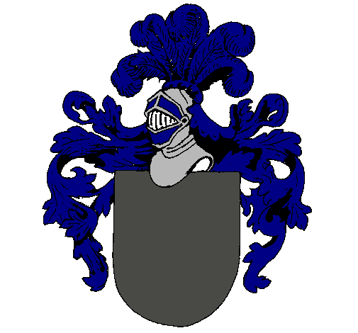 Escudo de armas y casco