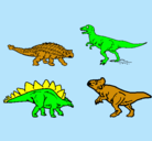 Dibujo Dinosaurios de tierra pintado por emiliocelic