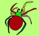 Dibujo Araña venenosa pintado por ANAILA