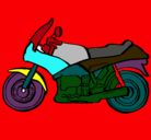 Dibujo Motocicleta pintado por brayan