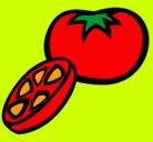 Dibujo Tomate pintado por tomateradeandrea