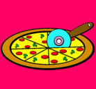 Dibujo Pizza pintado por daikelly