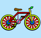 Dibujo Bicicleta pintado por nene